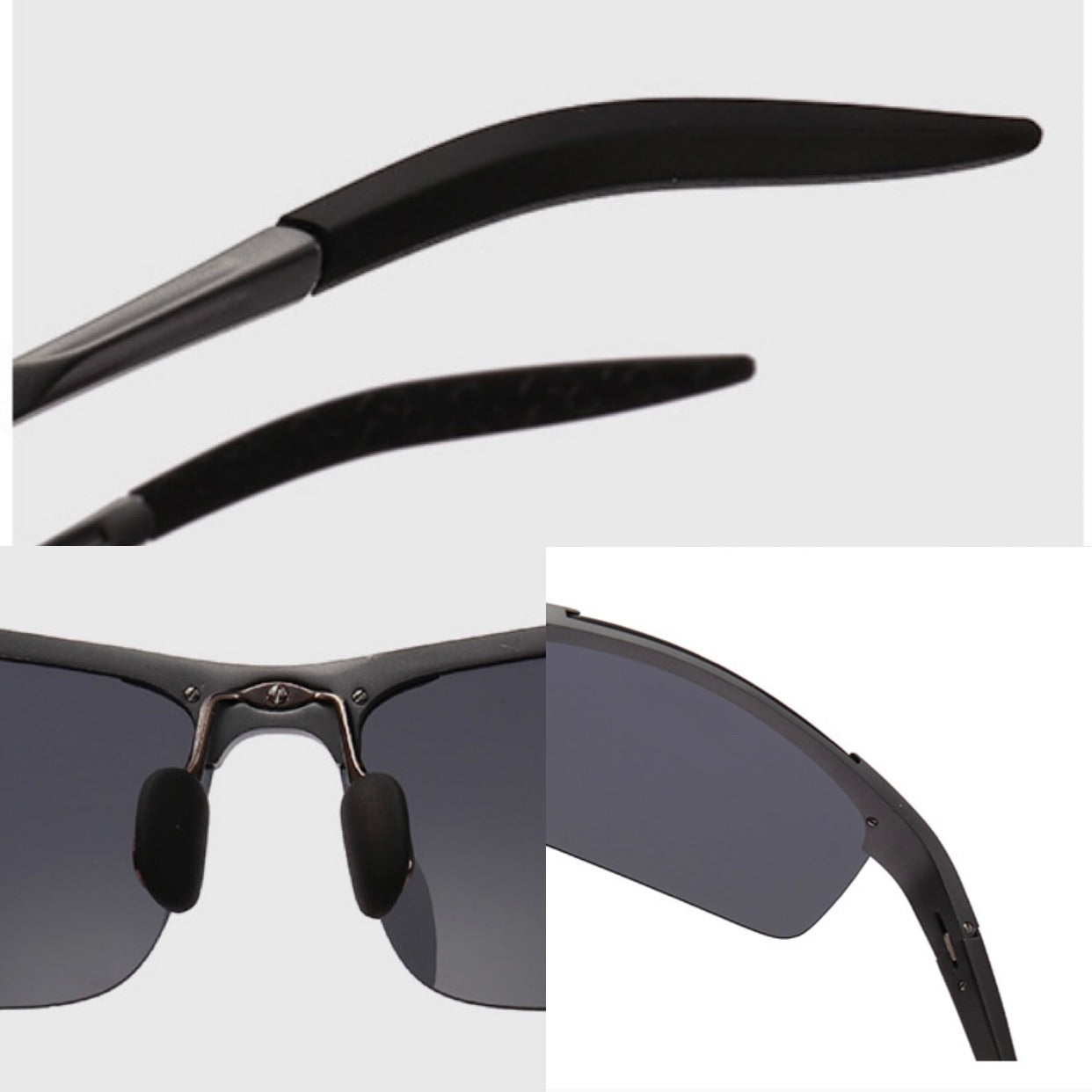 Aluminium magnesium frame sunglasses