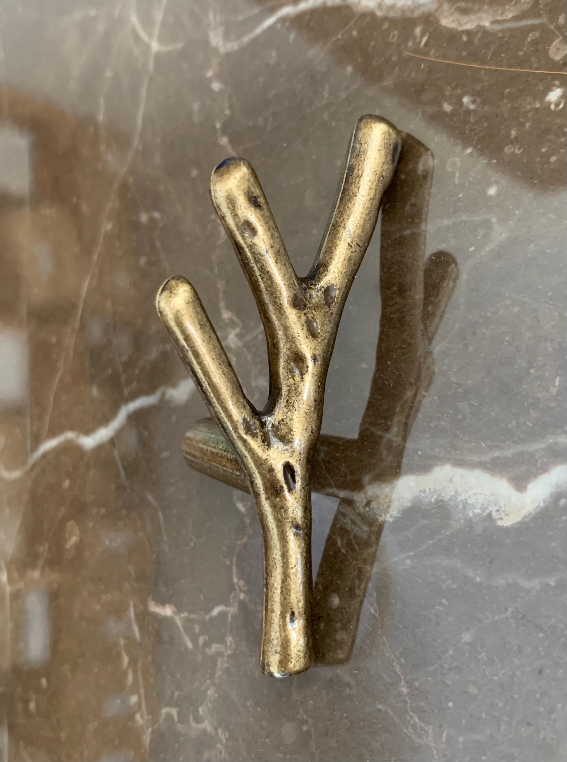 Twig drawer pull 69mm x 23mm with option of colours