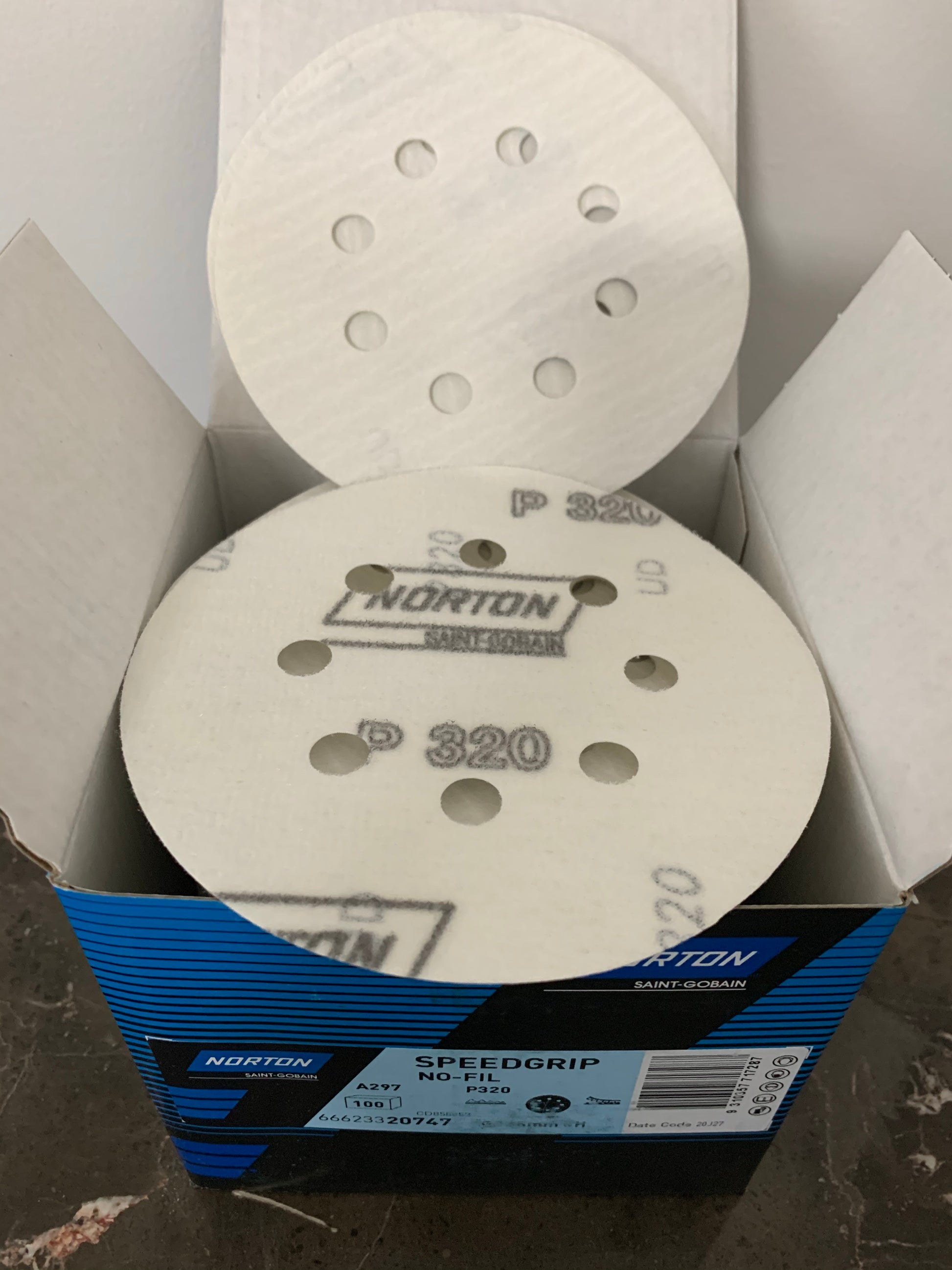 Norton Speedgrip 125mm P320 sanding disc