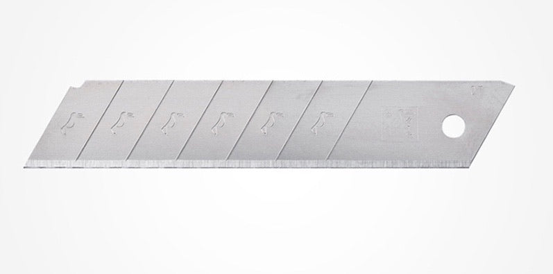 Pack of 10 25mm heavy duty snapoff knife blades