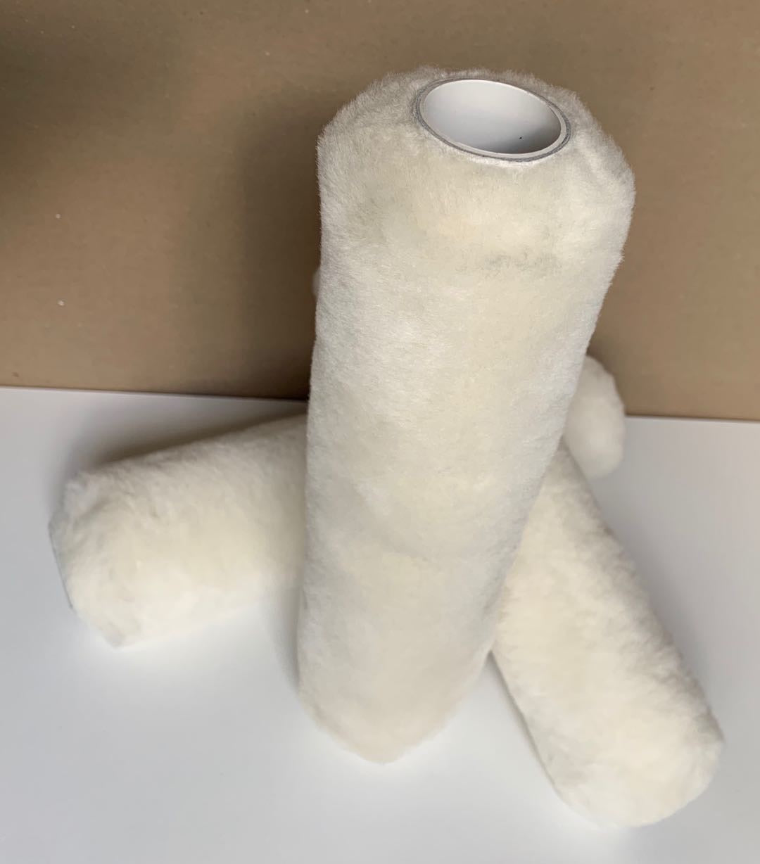 Sleek 270mm Natural Sheepskin Roller Sleeve