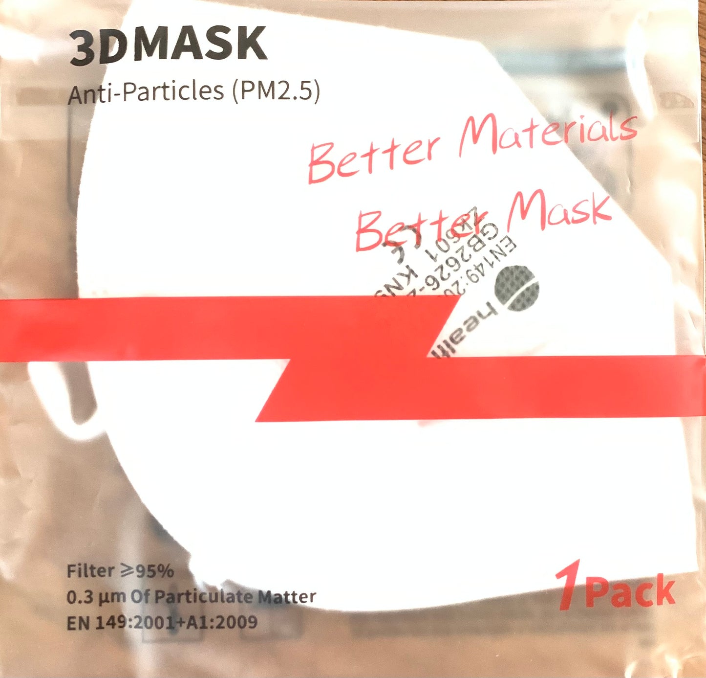 Pack of 100 - Disposable Dust masks