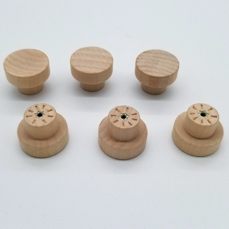 Round Wooden Drawer Pull Bulk Buy Avilable 35x25mm